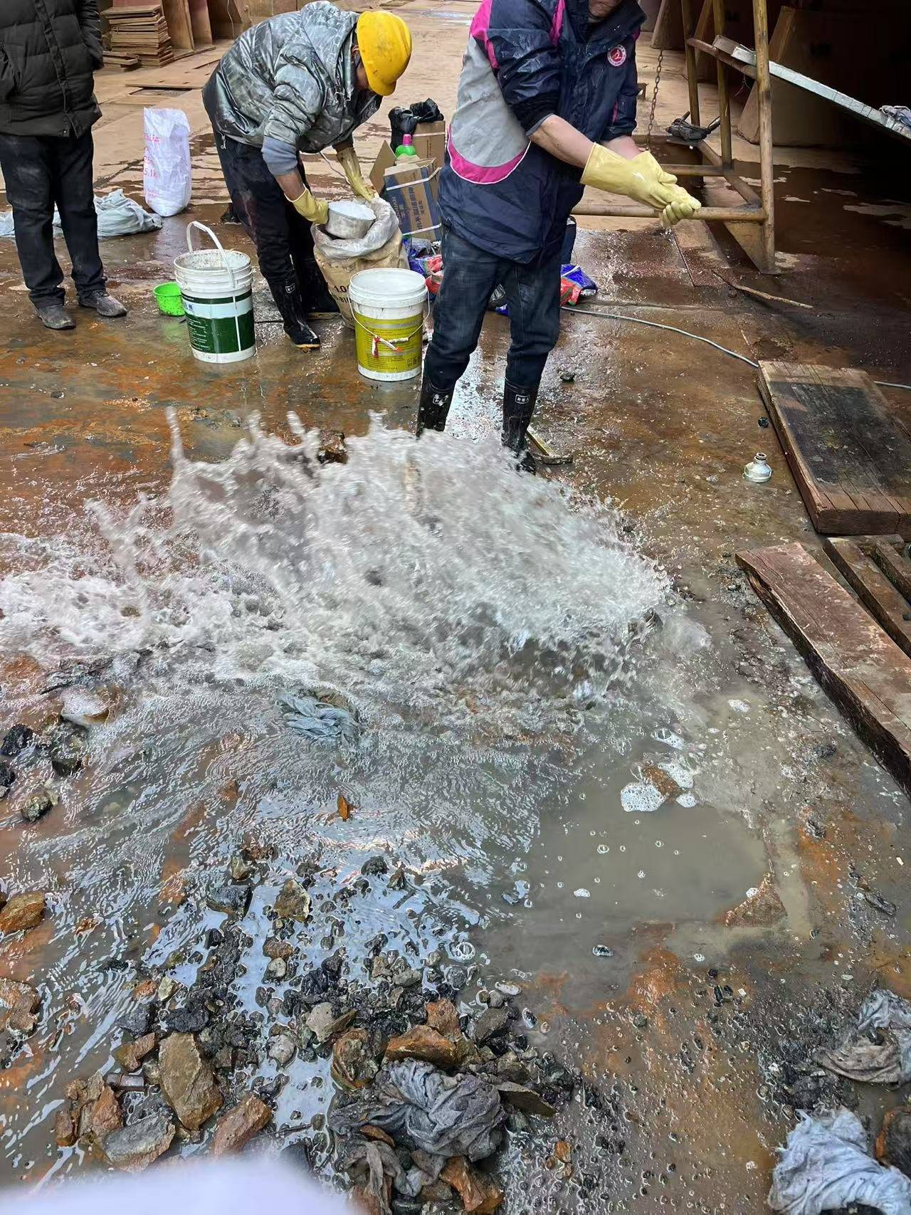 焦作中站区隧道堵漏